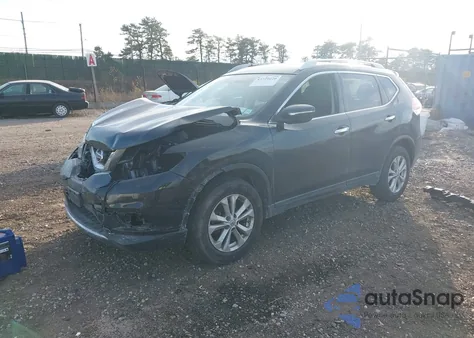 2015 Nissan Rogue Sv из США, поврежденный, VIN KNMAT2MV0FP542664